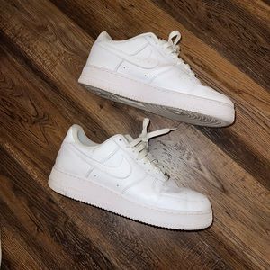 Used Nike Air Force one white size 9.5